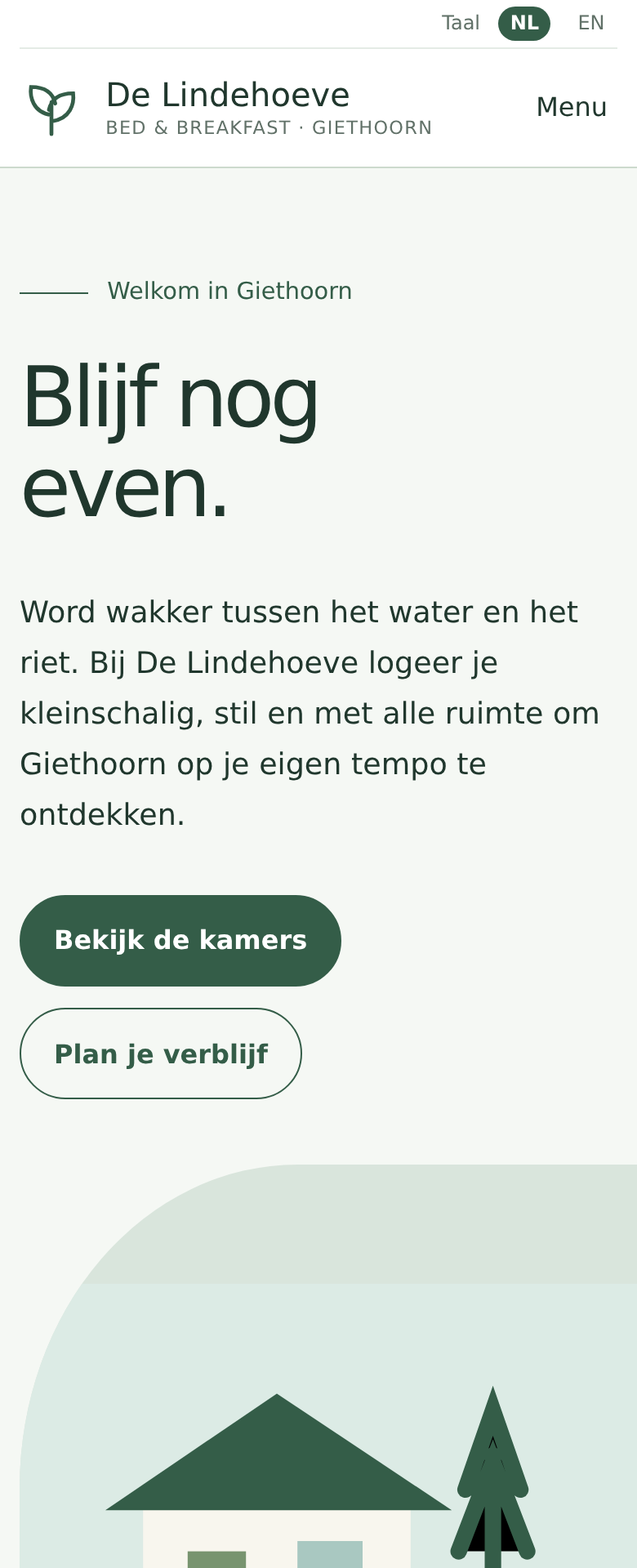 The booking form on a phone
